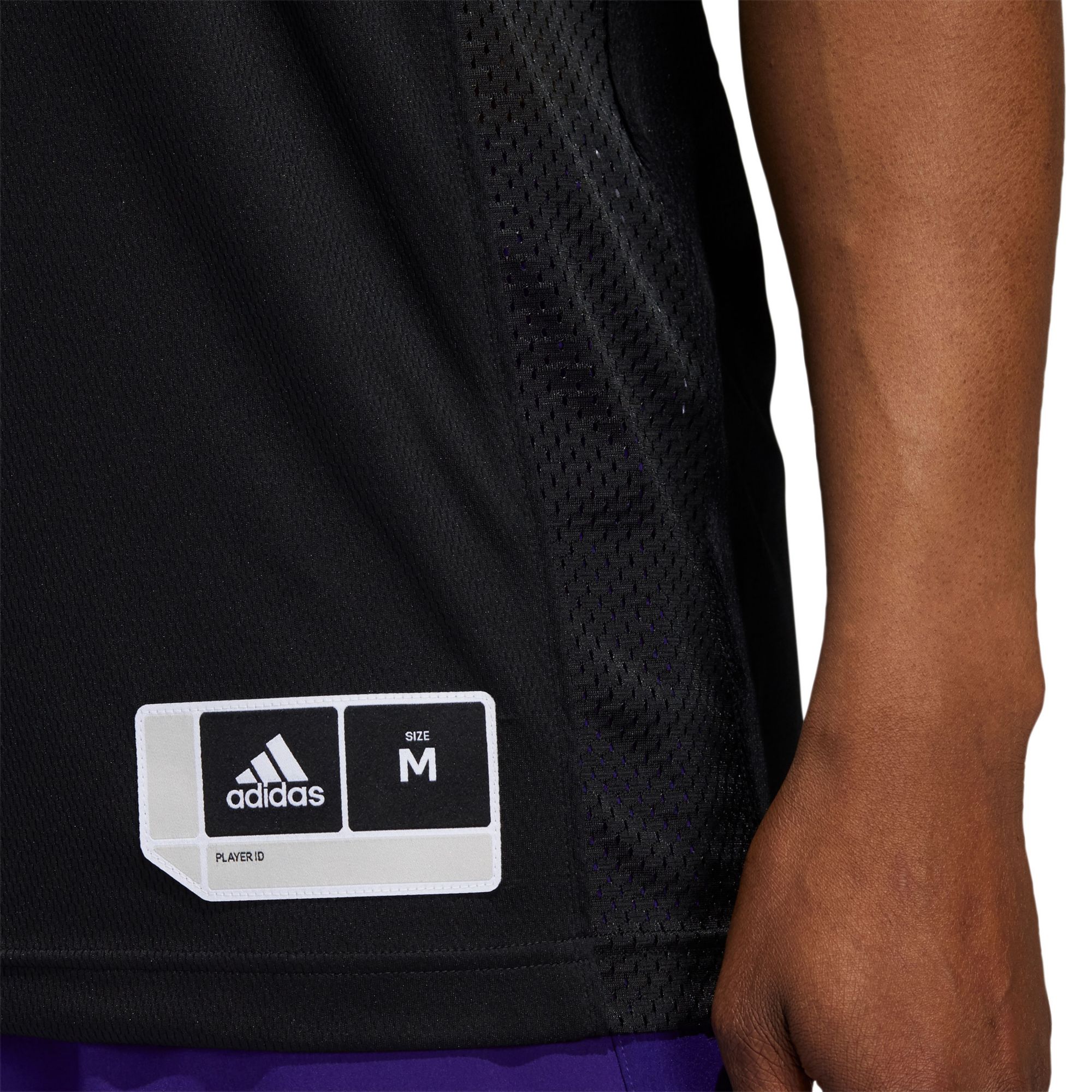 adidas Men's Washington Huskies Black Swingman Basketball Jersey product image