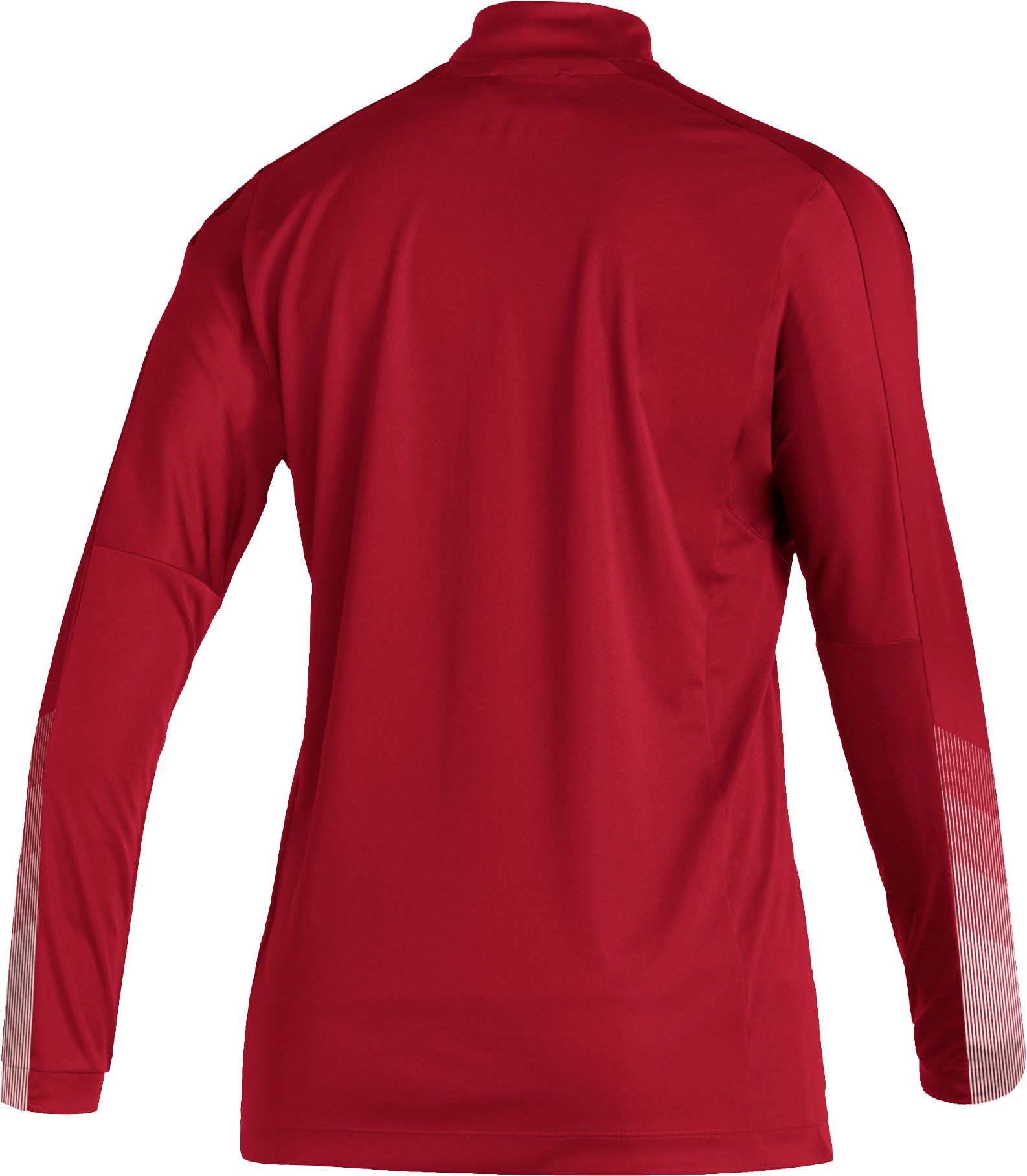 adidas Women's Nebraska Cornhuskers Scarlet Locker Room Quarter-Zip Pullover Shirt product image