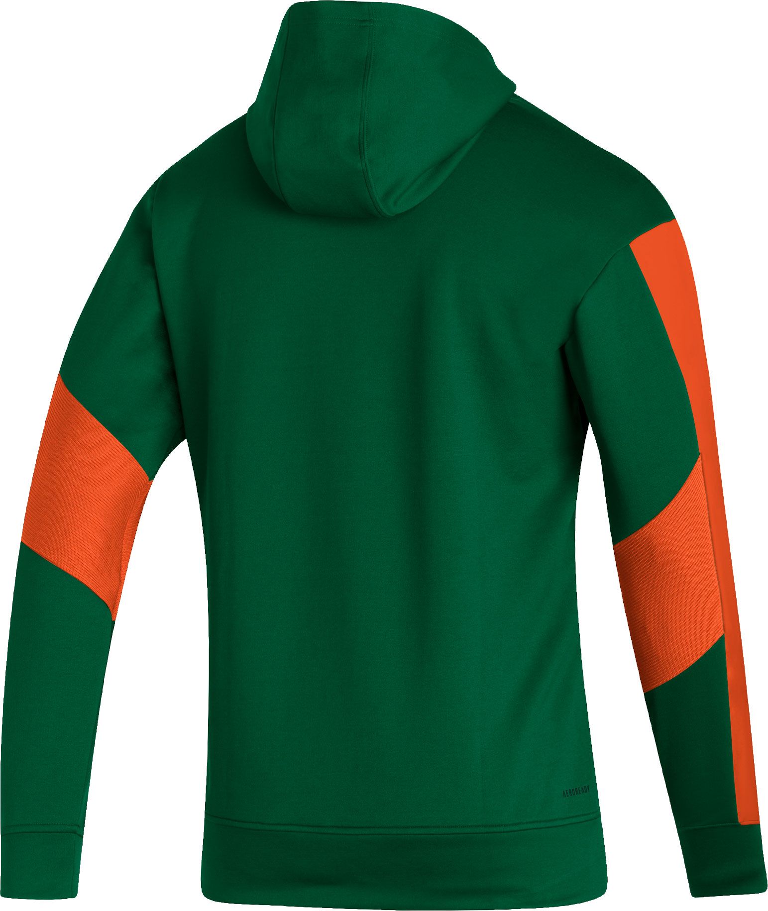 adidas Men's Miami Hurricanes Green Pullover Hoodie product image