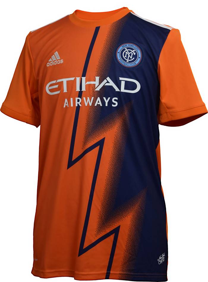 Kid's Replica Adidas New York City FC Home Jersey 2023 - Youth XL