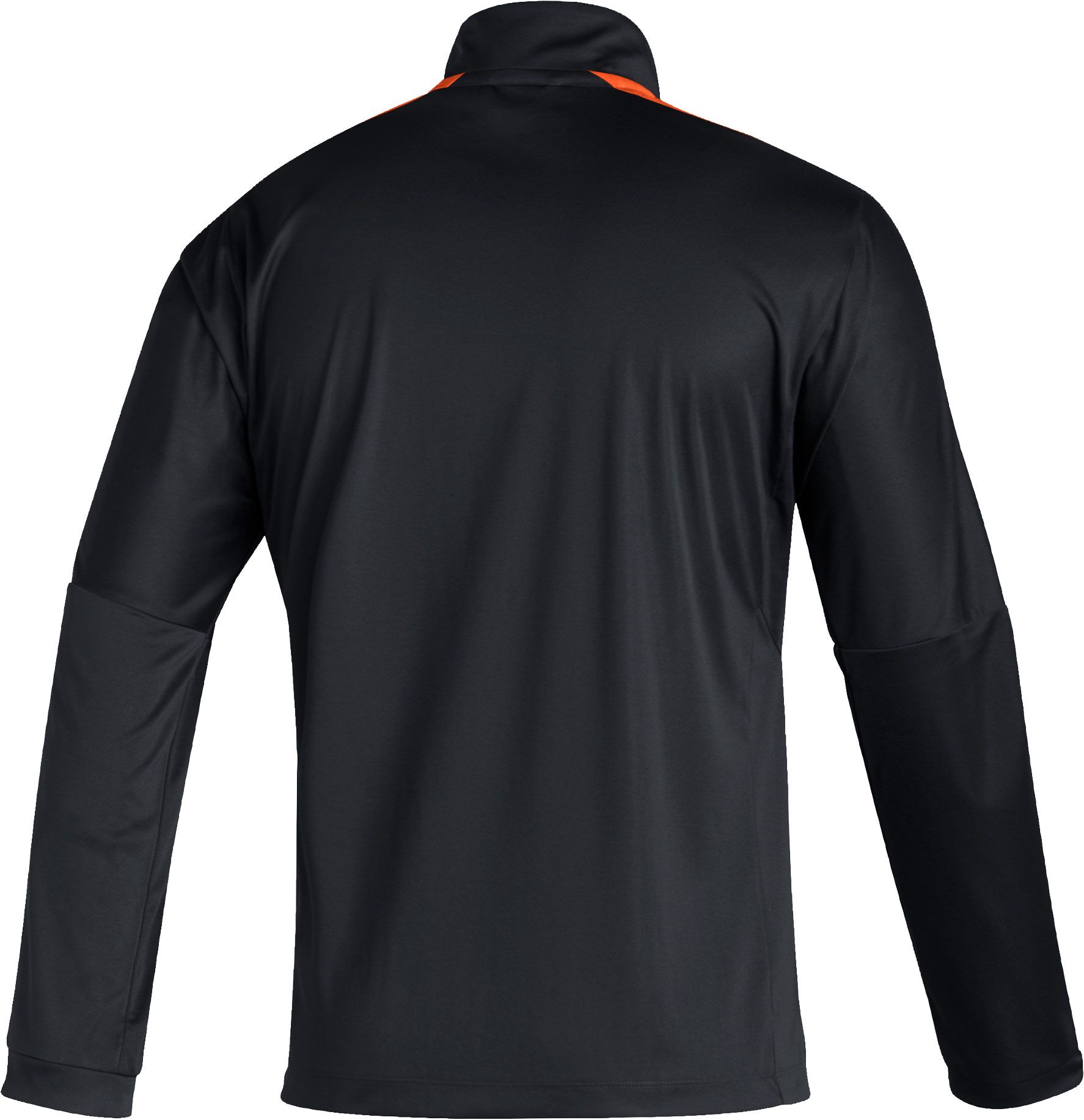 adidas Men's Miami Hurricanes Black Locker Room Quarter-Zip Pullover Shirt product image