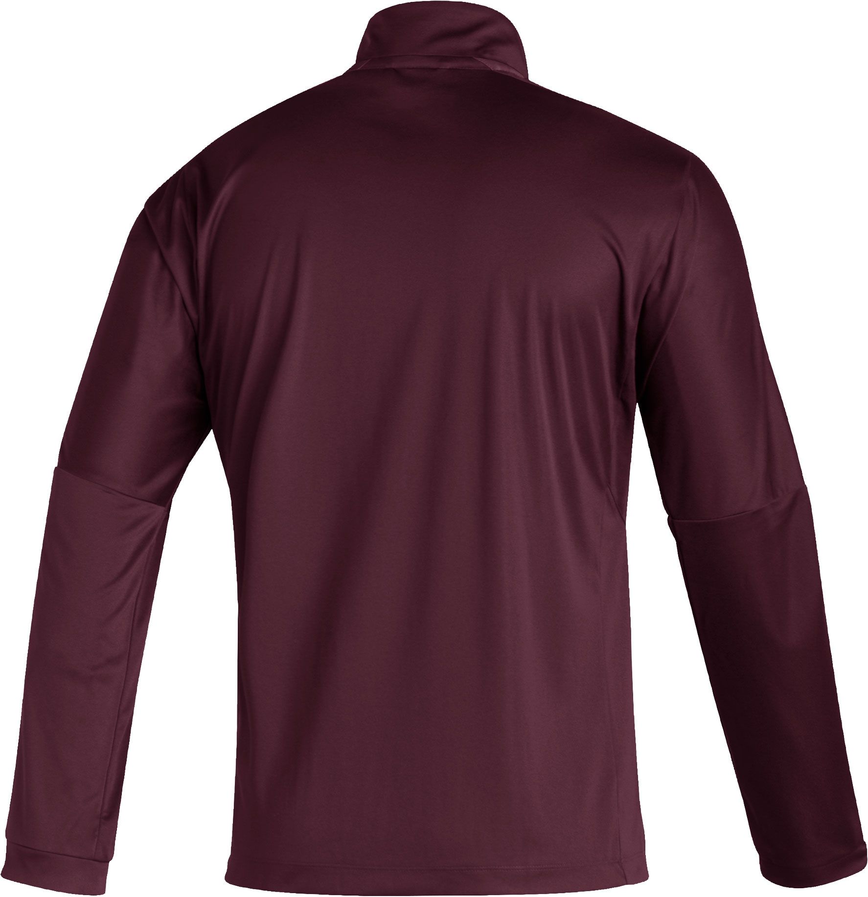 adidas Men's Mississippi State Bulldogs Maroon Locker Room Quarter-Zip Pullover Shirt product image