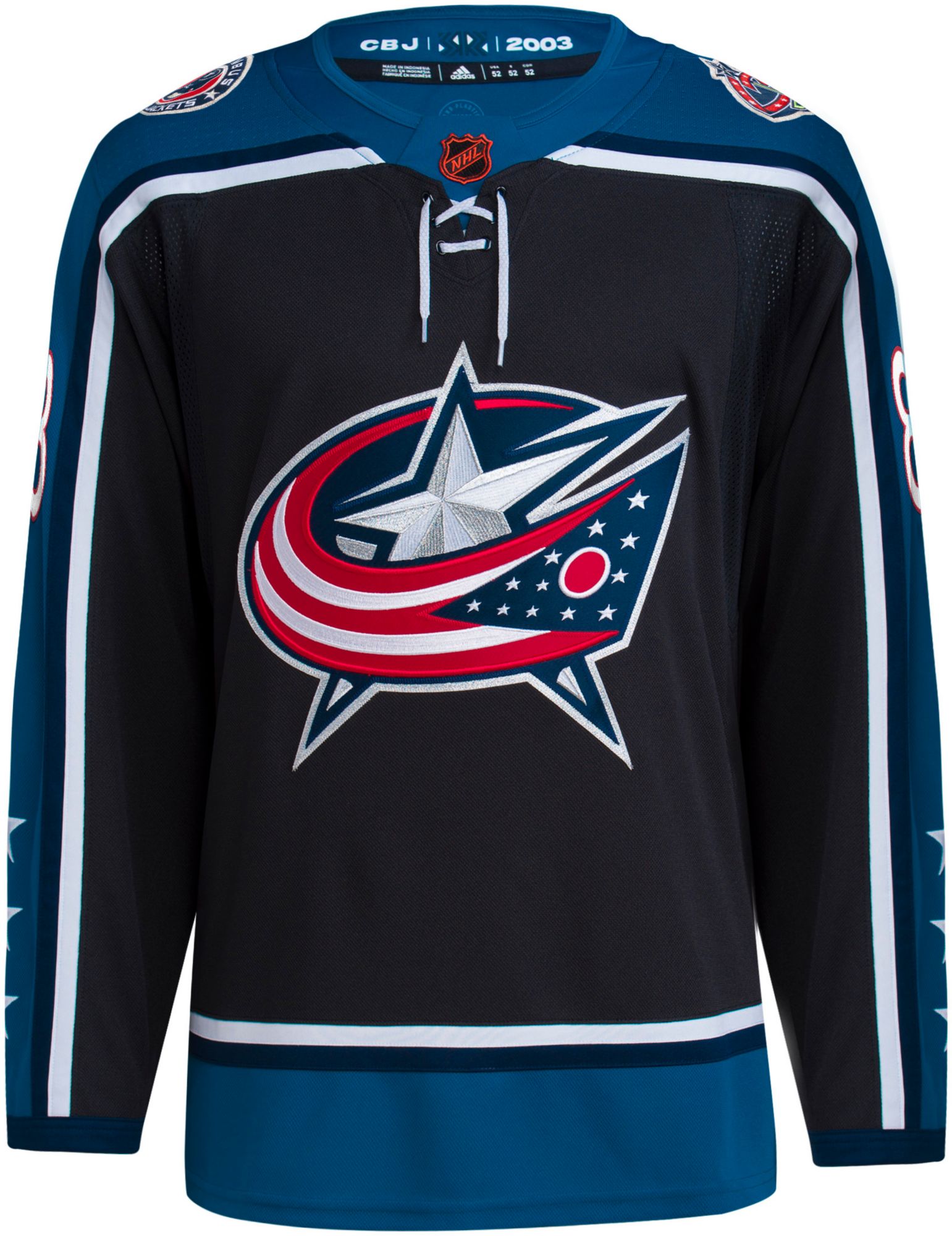 Adidas '22-'23 Reverse Retro Columbus Blue Jackets Zach Werenski #8 ...