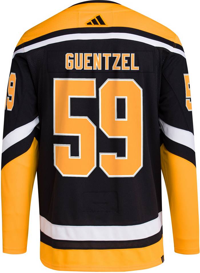 Jake Guentzel Pittsburgh Penguins Autographed Fanatics Authentic 11 x 14  Reverse Retro Jersey Celebrating Photograph - Limited Edition of 22