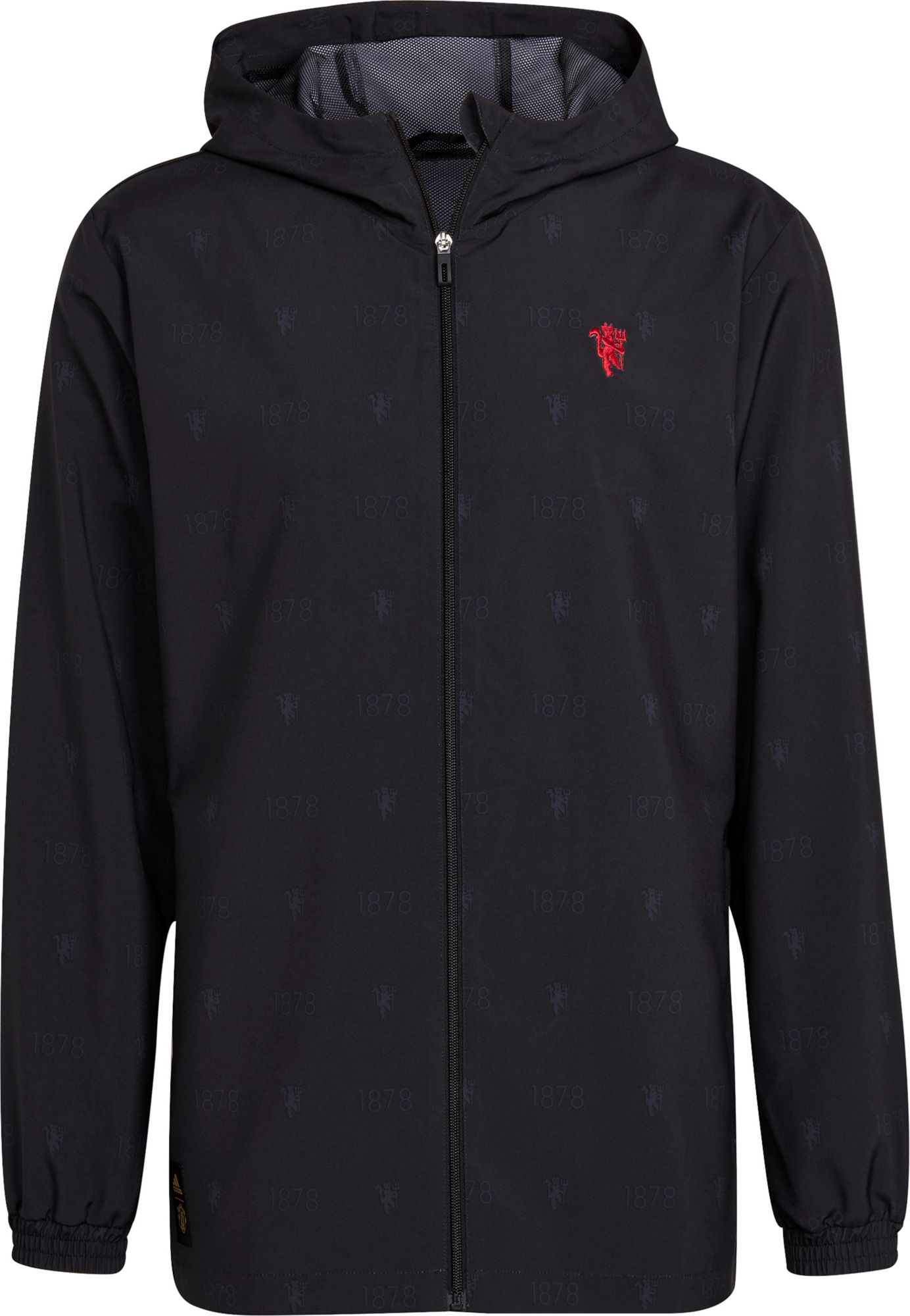 adidas Manchester United '22 Black Windbreaker Jacket product image