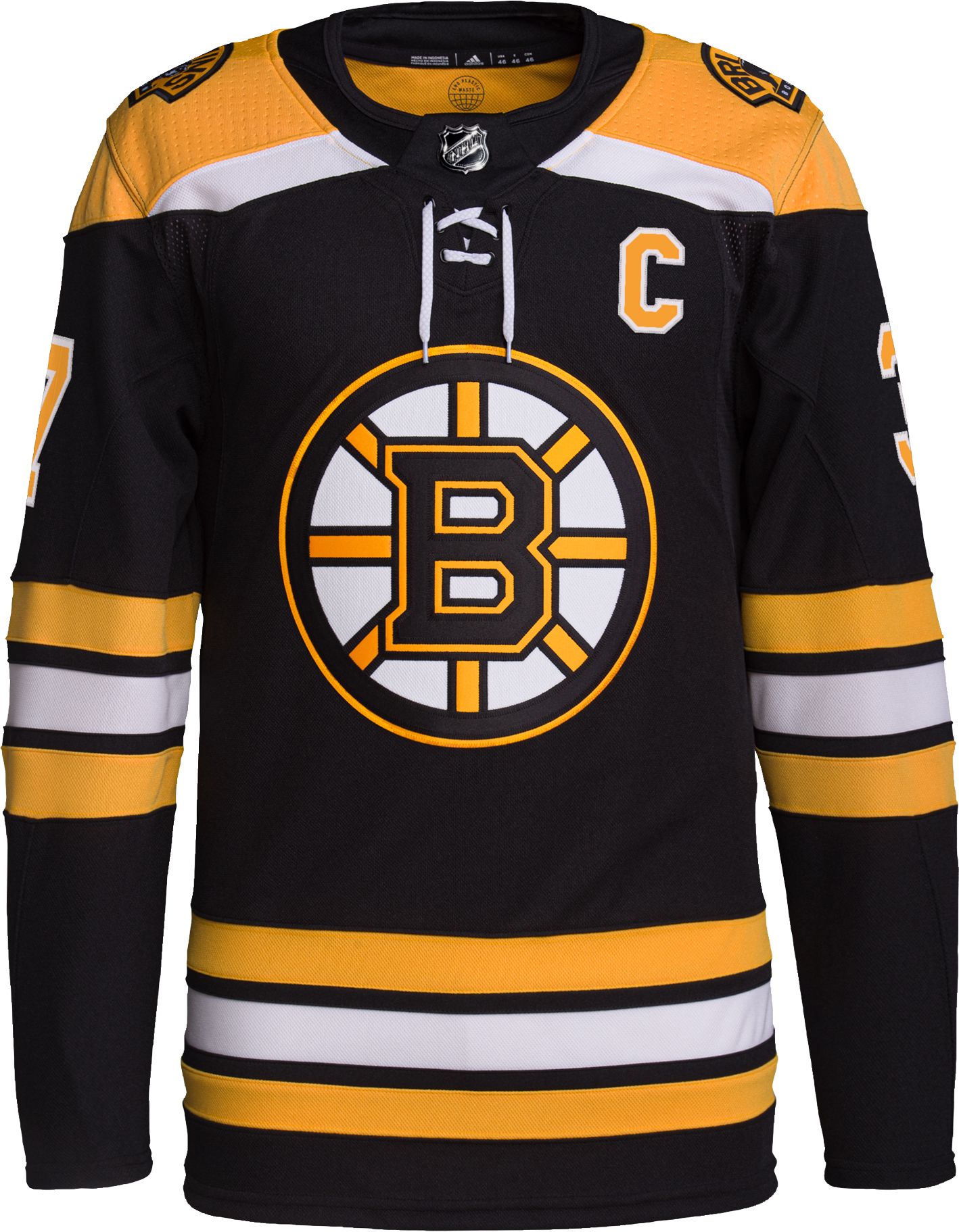 adidas Boston Bruins Patrice Bergeron #37 ADIZERO Premium Authentic Home Jersey product image