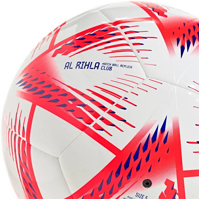 ADIDAS WORLD CUP 2022 AL RIHLA CLUB BALL (WHITE/PINK)