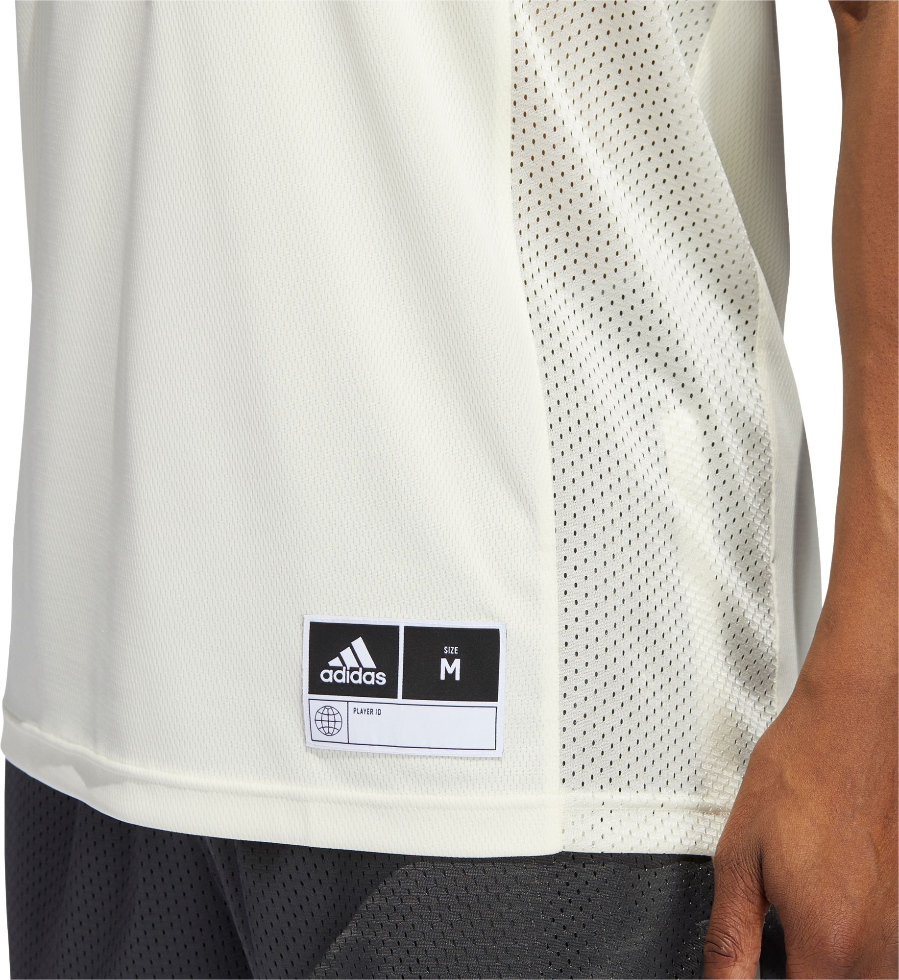 adidas Men's Kansas Jayhawks #1 White Reverse Retro 2.0 Replica Basketball Jersey product image
