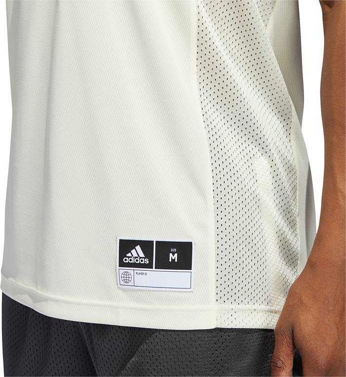 Men's adidas #1 White Kansas Jayhawks Authentic Basketball Jersey