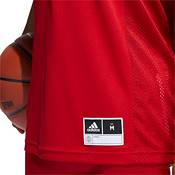 Men's Adidas #1 Red Louisville Cardinals Reverse Retro Jersey Size: Large