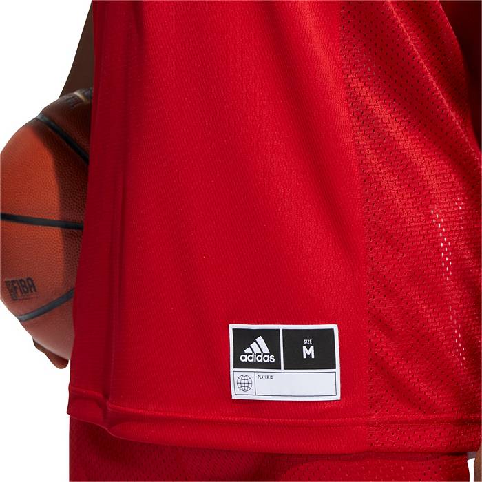 Adidas Men's Louisville Cardinals #1 Grey Reverse Retro Replica Basketball Jersey, Large, Gray