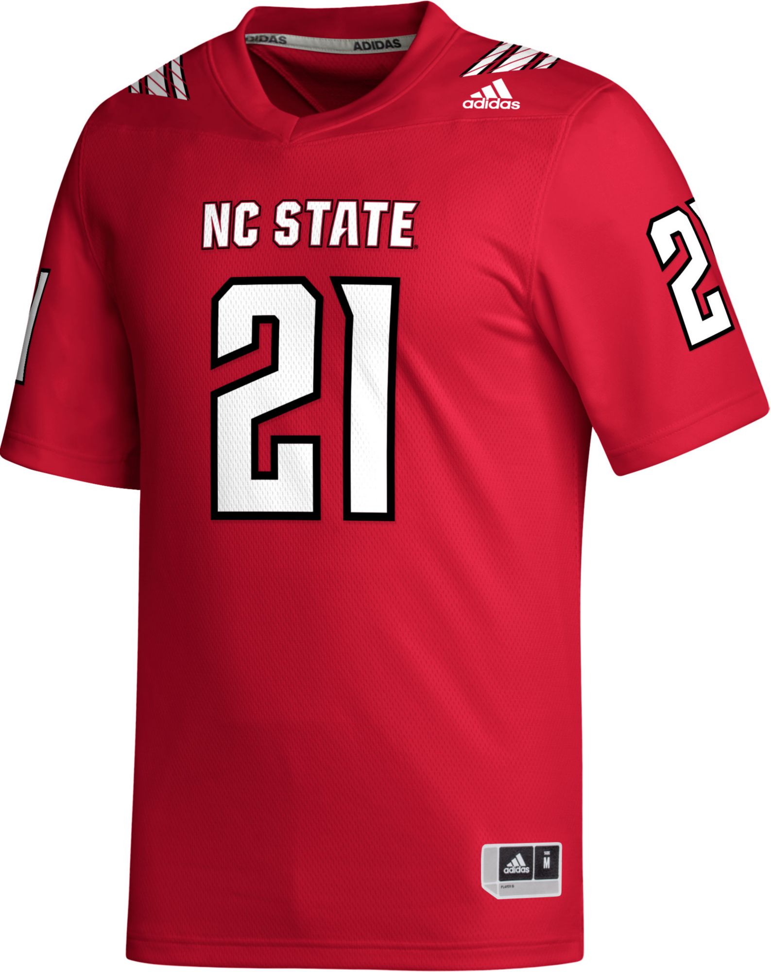 adidas Youth NC State Wolfpack #21 Maroon Replica Football Jersey product image