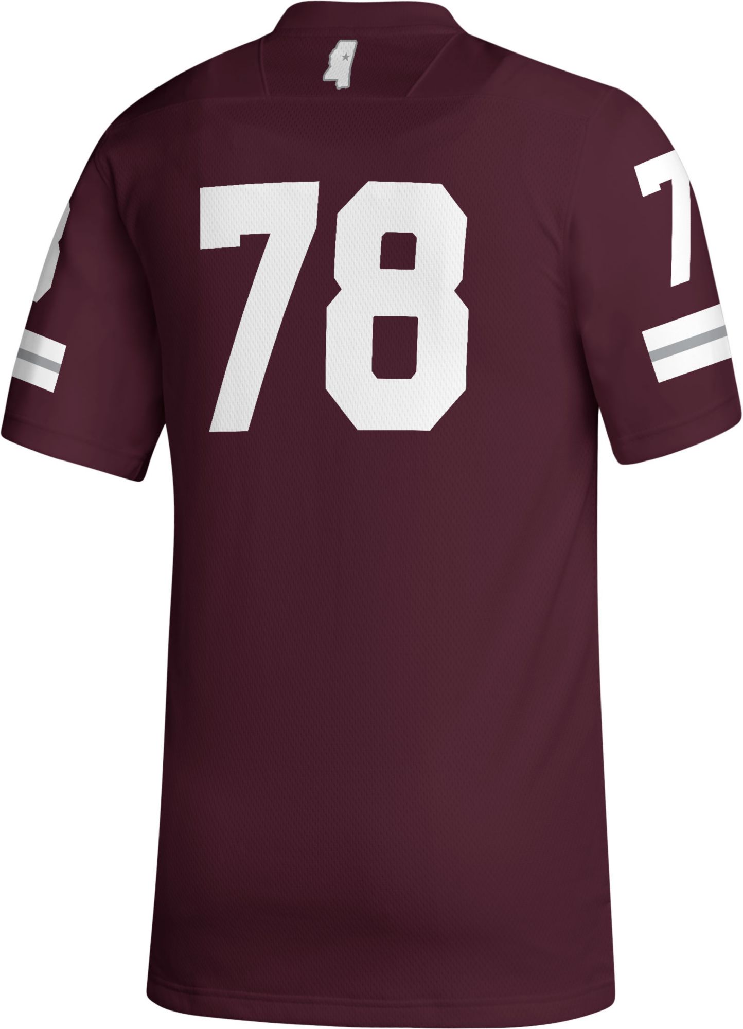 adidas Men's Mississippi State Bulldogs #21 Red Replica Football Jersey product image