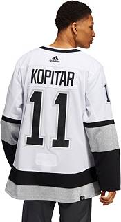 Anze Kopitar Los Angeles Kings Game-Used #11 White Jersey with Captain's  Patch from the 2018 NHL Playoffs - Size 58