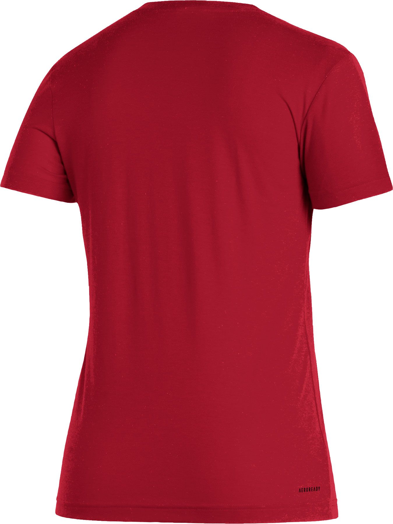 adidas Women's NC State Wolfpack Red Reverse Retro Locker Room V-Neck T-Shirt product image