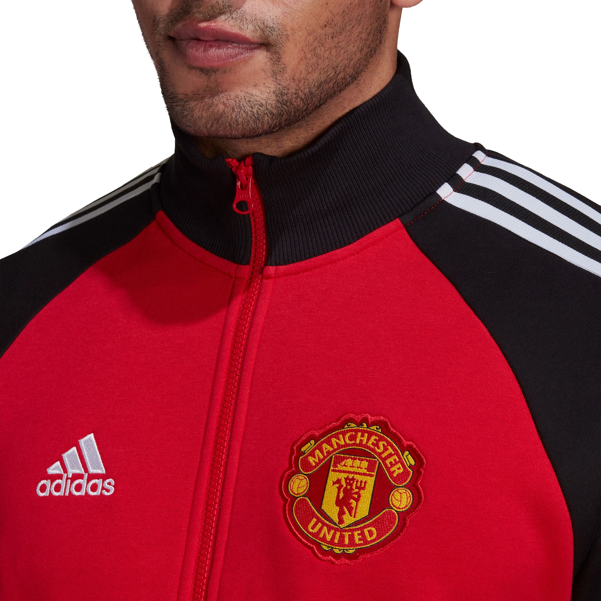 adidas Manchester United '21 Anthem Red Track Jacket product image
