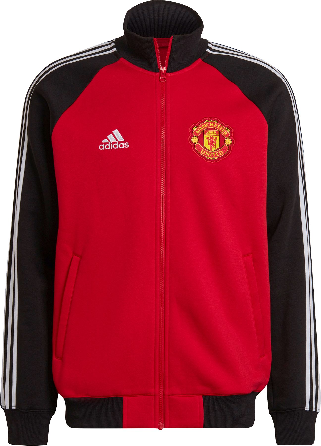 adidas Manchester United '21 Anthem Red Track Jacket product image