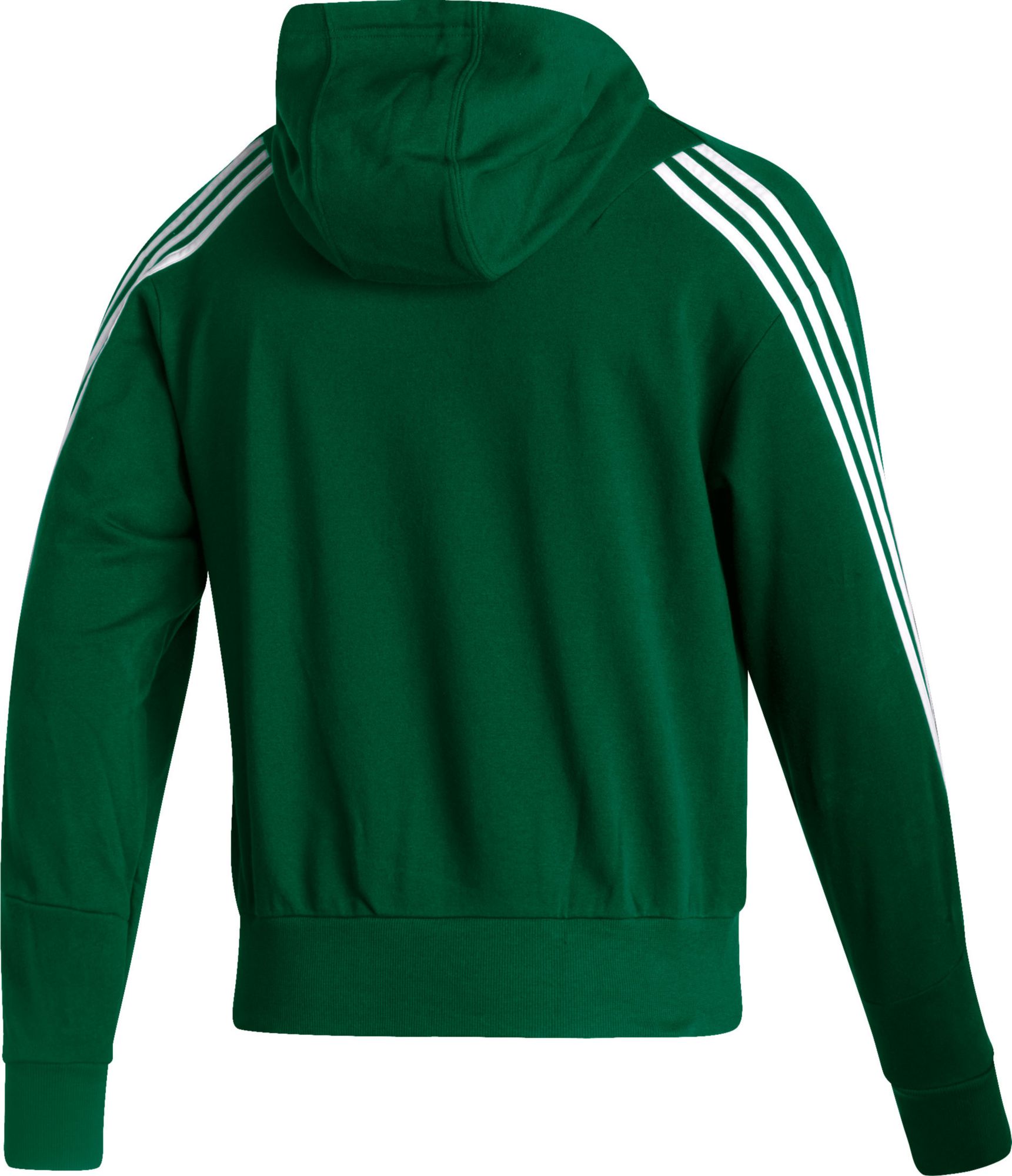 adidas Men's Miami Hurricanes Green Locker Room Full-Zip Hoodie product image