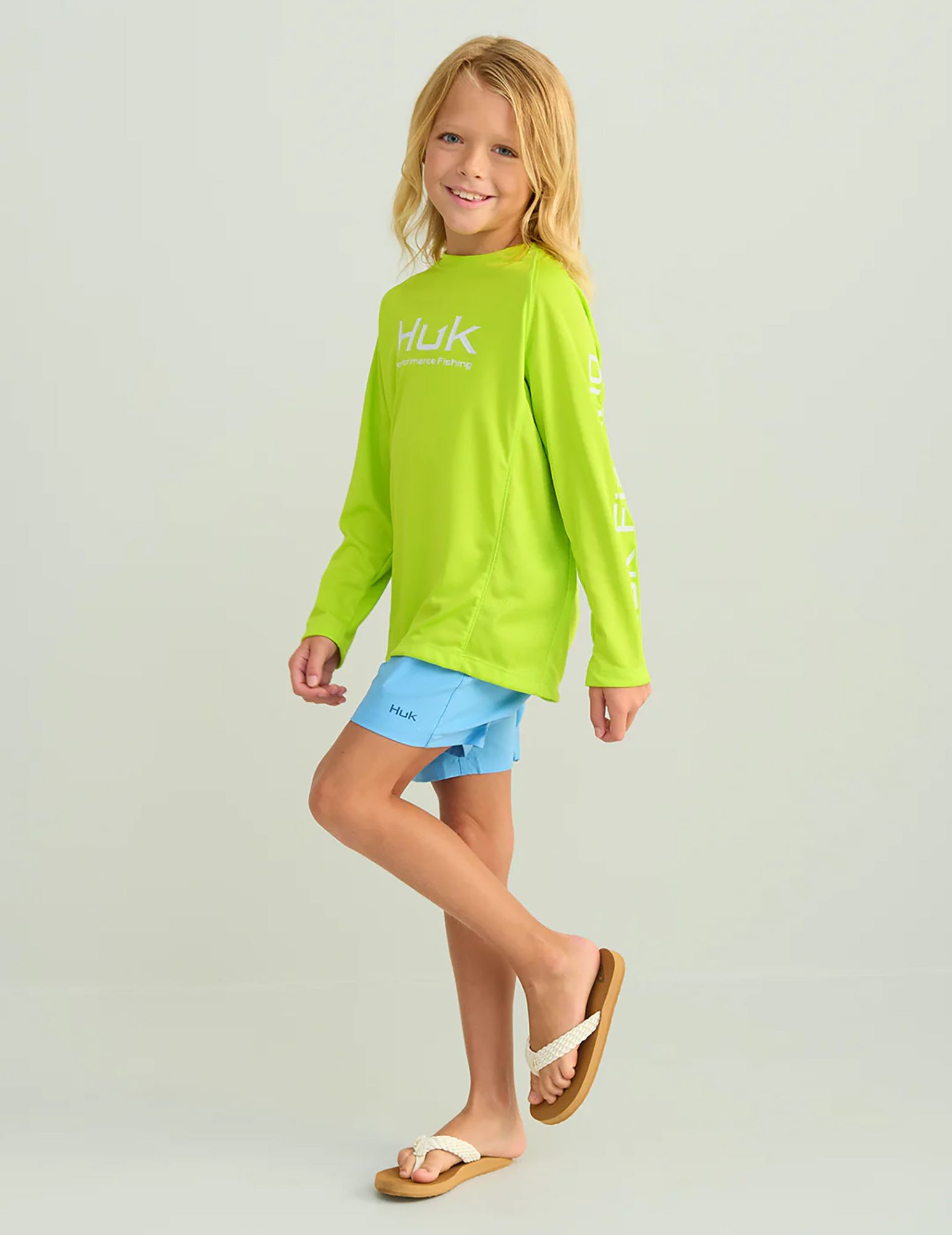 HUK Youth Pursuit Solid Long Sleeve Shirt product image