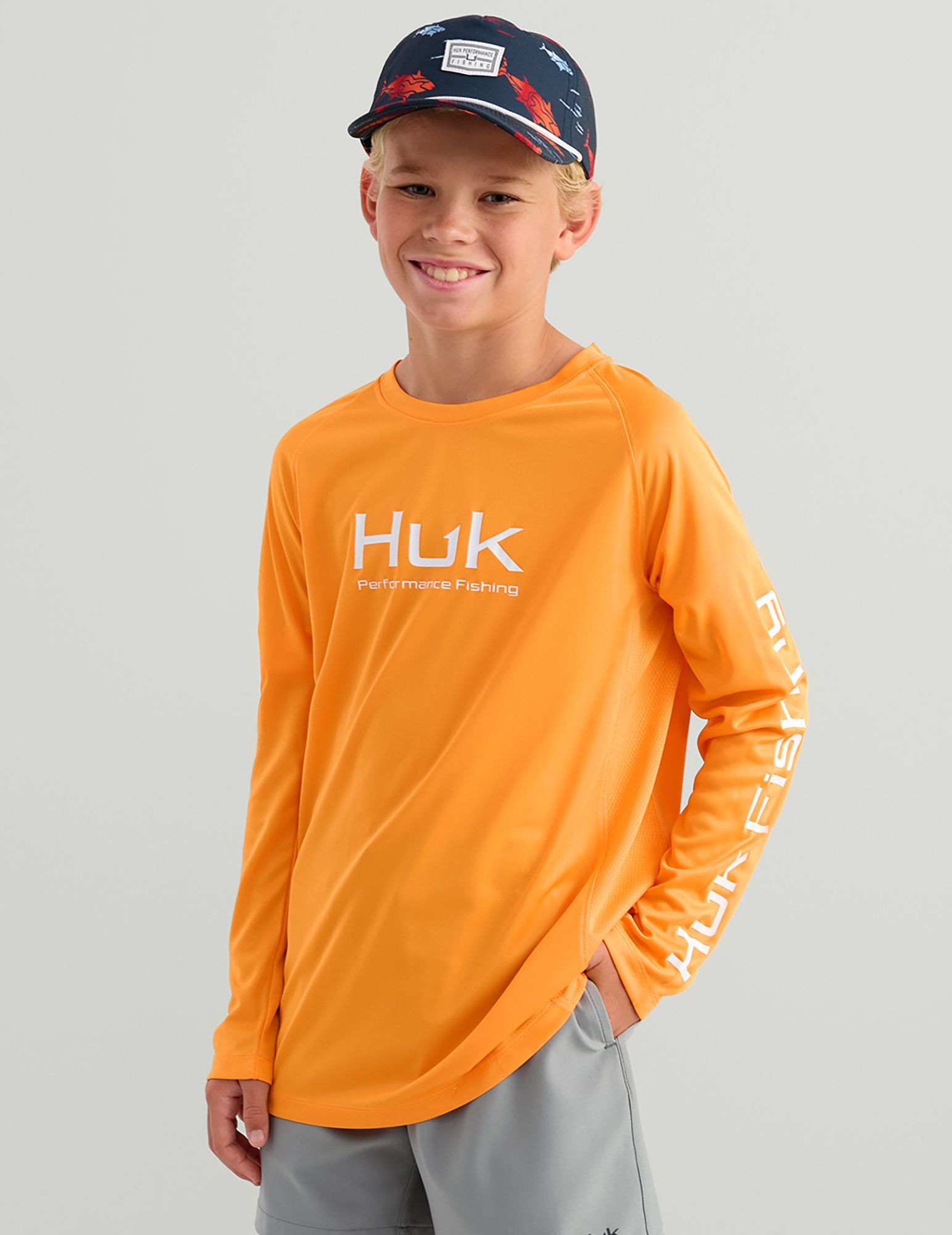 HUK Youth Pursuit Solid Long Sleeve Shirt product image