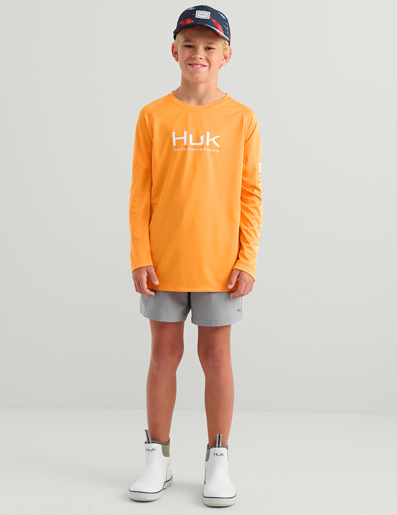 HUK Youth Pursuit Solid Long Sleeve Shirt product image