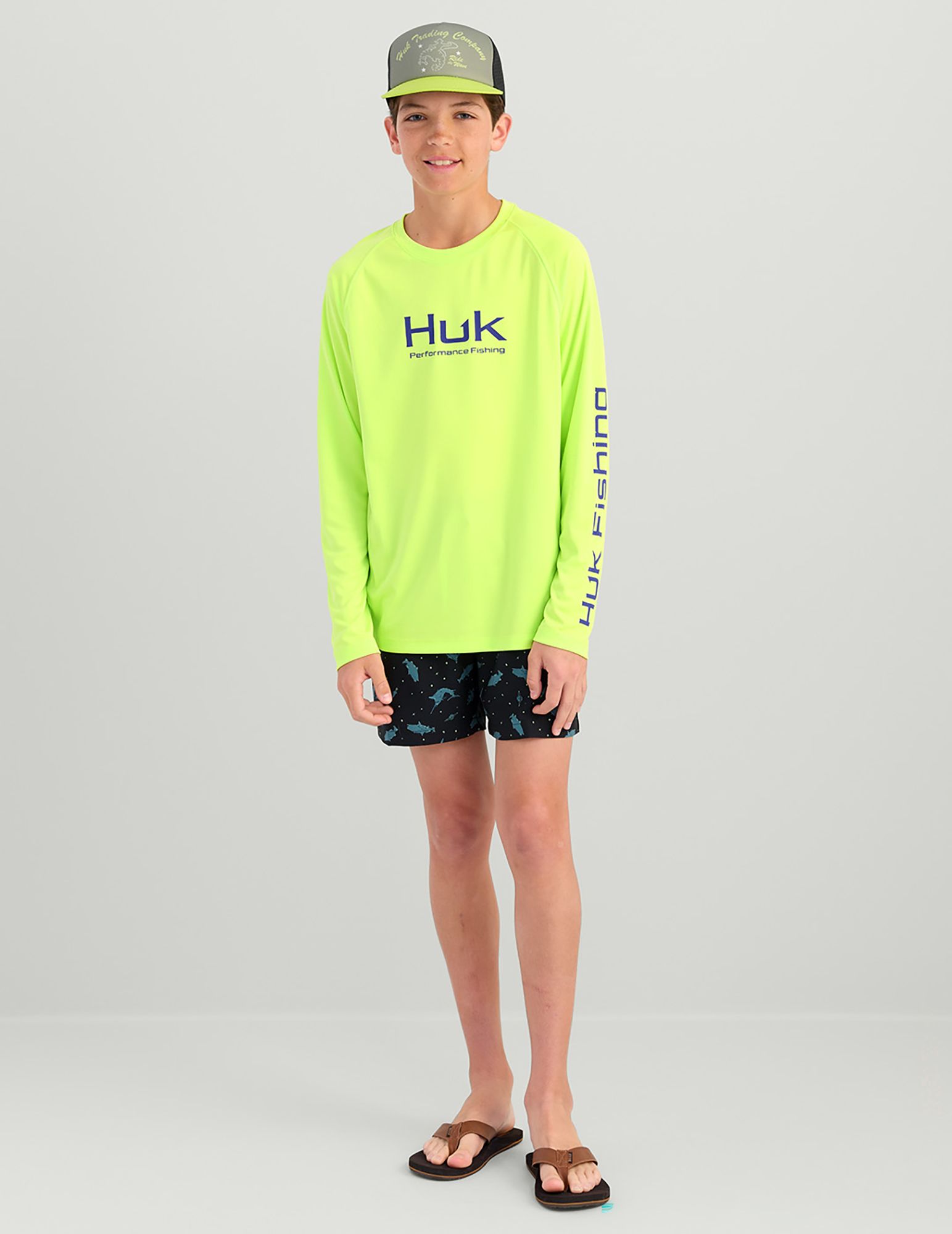 HUK Youth Pursuit Solid Long Sleeve Shirt product image