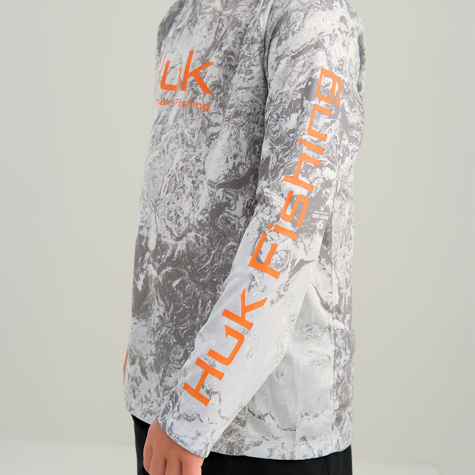HUK Boys' Mossy Oak Pursuit Performance Long Sleeve Shirt product image