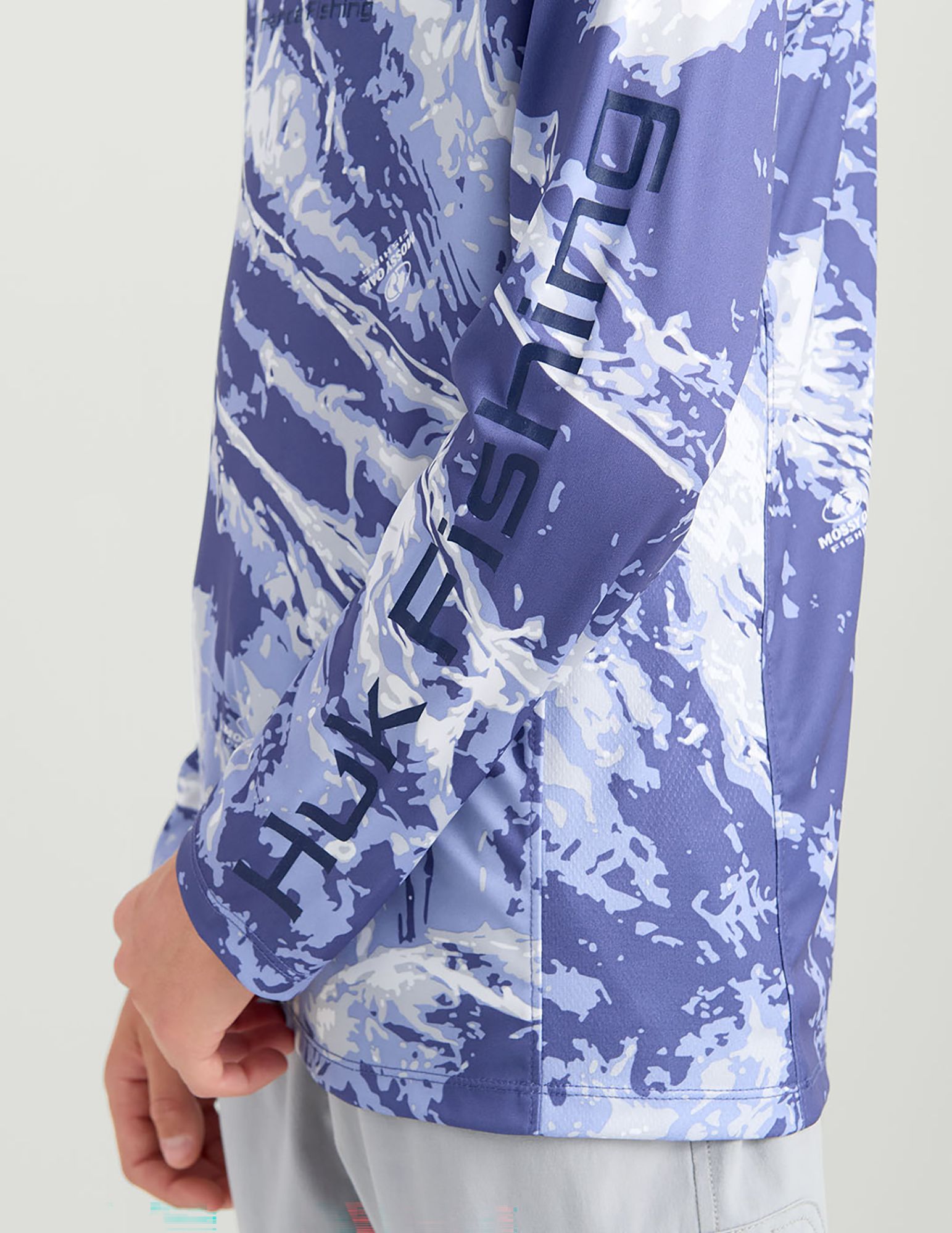 HUK Boys' Mossy Oak Pursuit Performance Long Sleeve Shirt product image