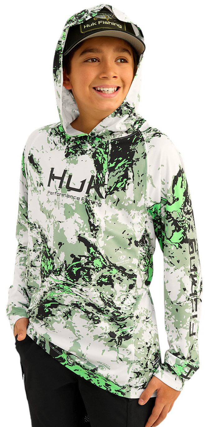 HUK Kids' Mossy Oak Pursuit Performance Hoodie product image