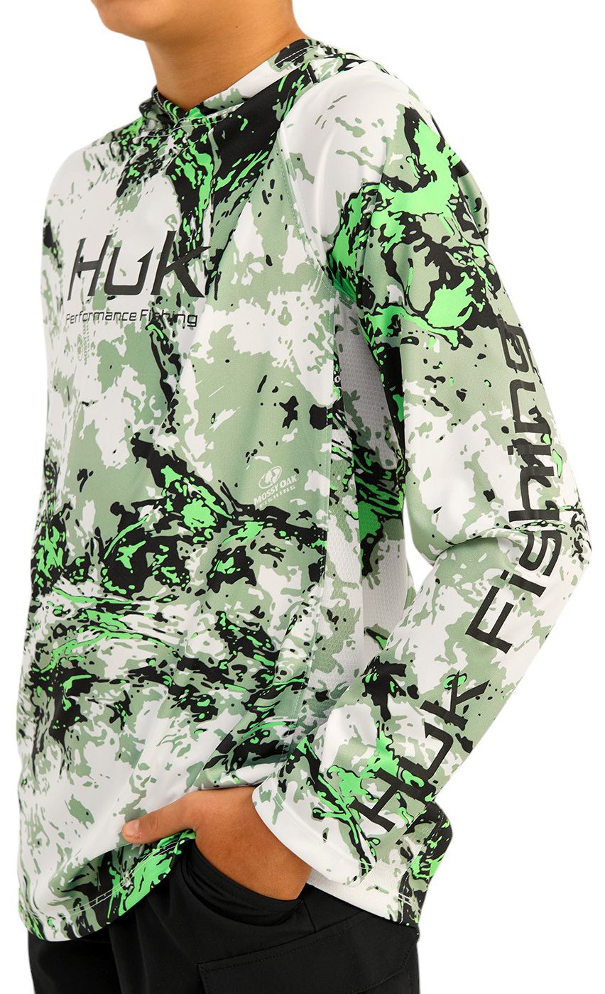 HUK Kids' Mossy Oak Pursuit Performance Hoodie product image