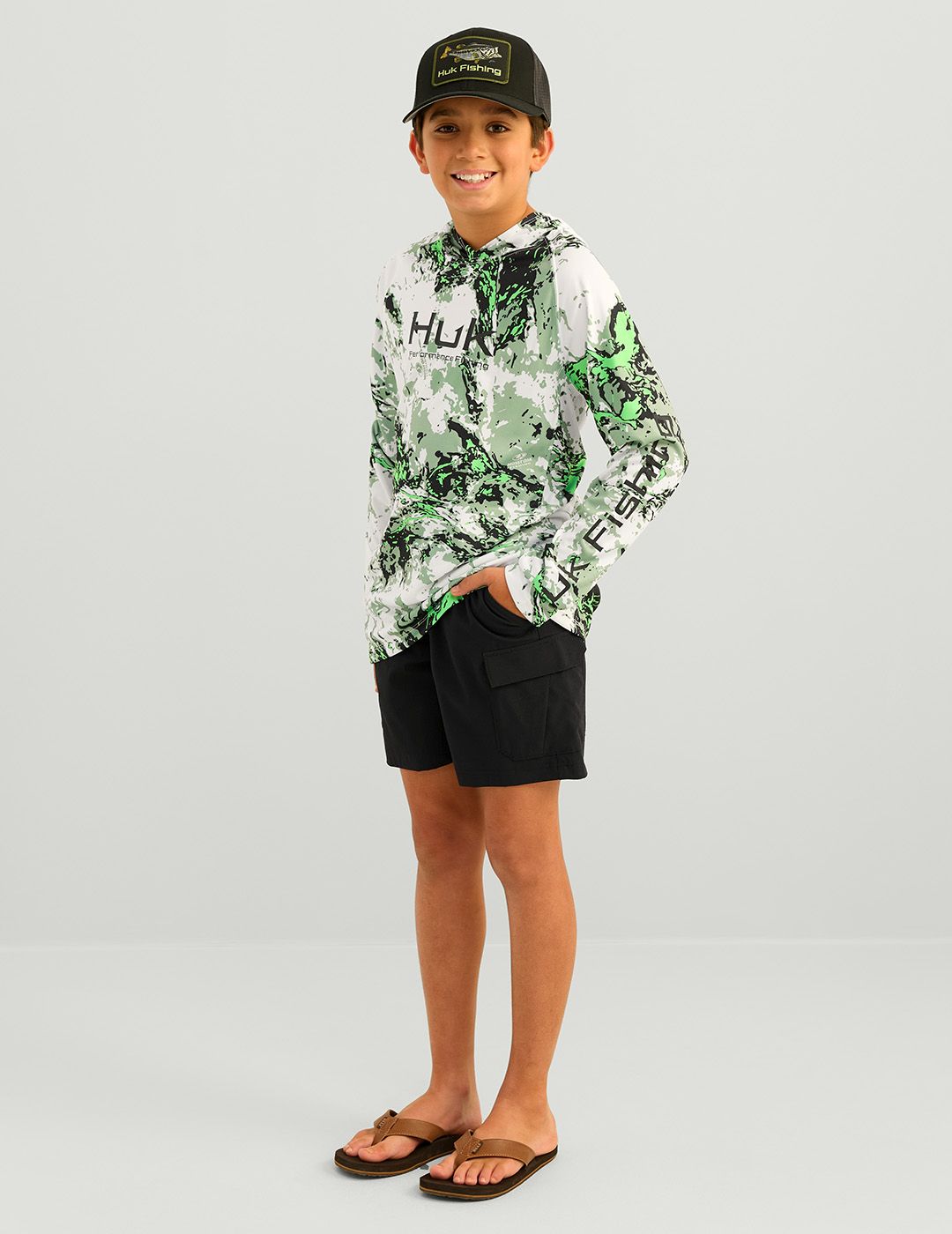 HUK Kids' Mossy Oak Pursuit Performance Hoodie product image