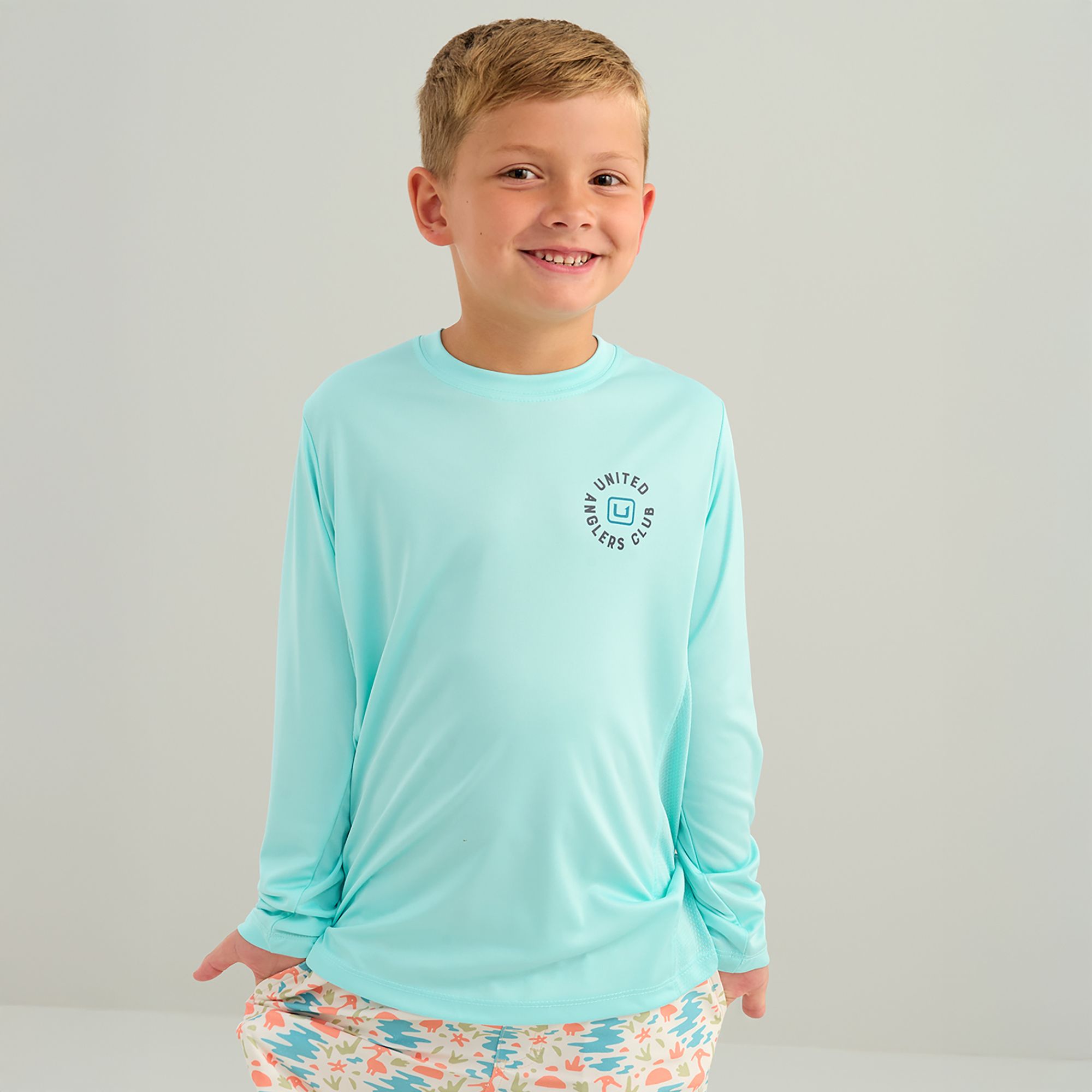 HUK Boys' Pursuit United Anglers Long-Sleeve Crew product image