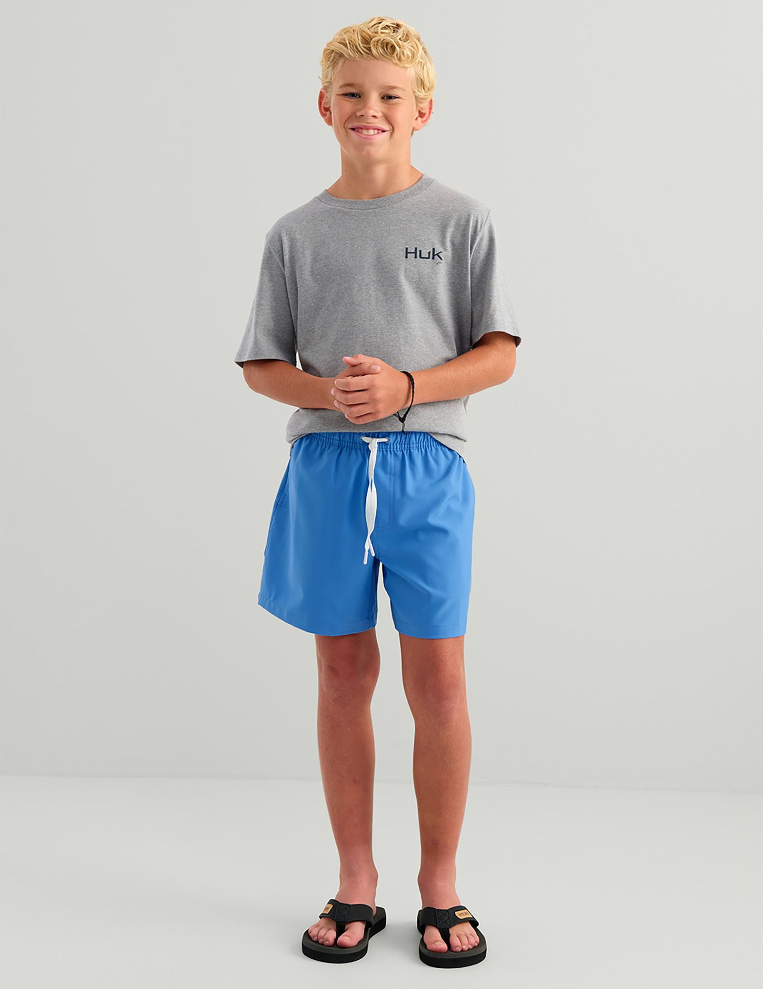 HUK Youth Pursuit Volley Swim Shorts product image