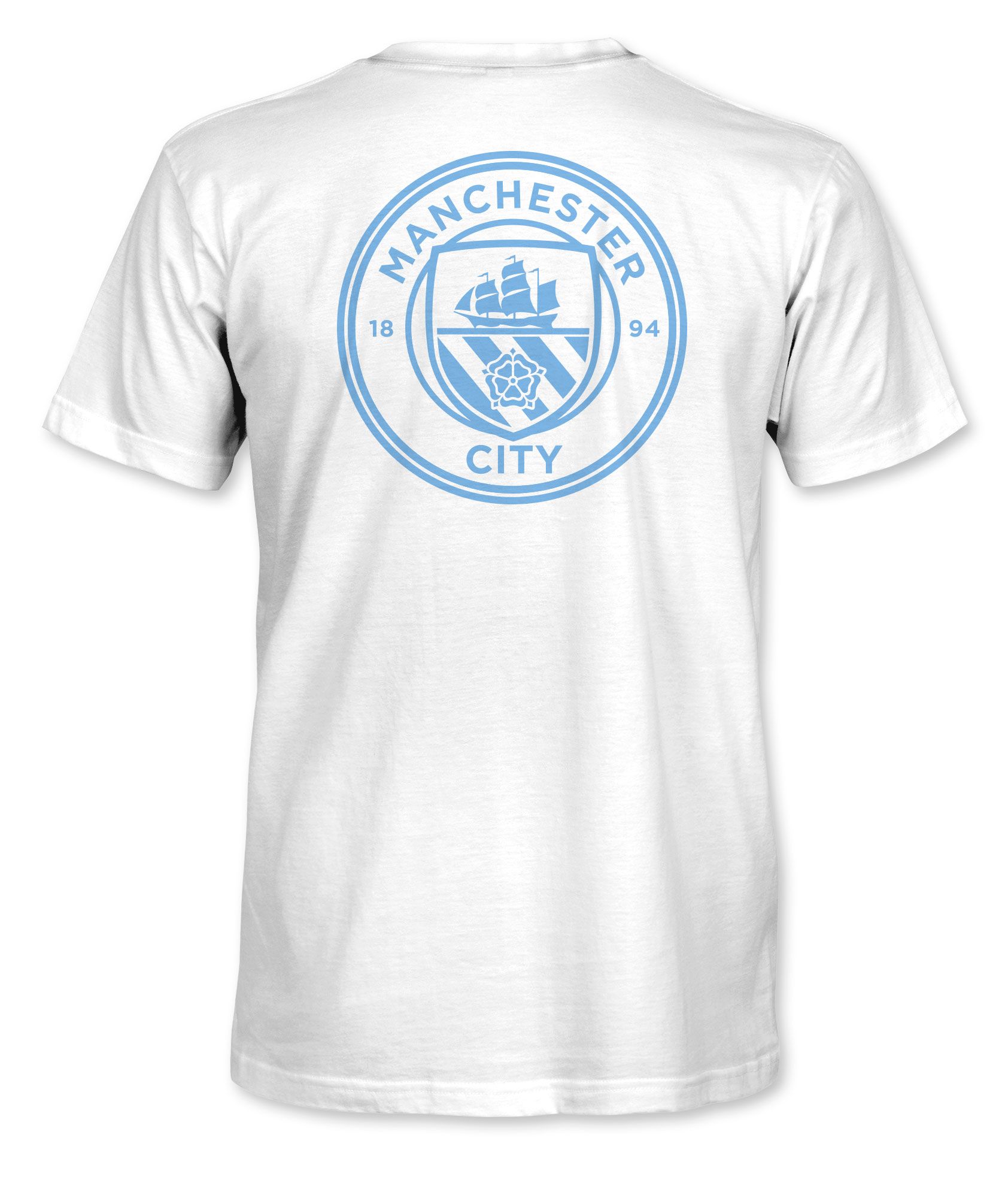 1863 FC Adult Manchester City White Logo Oversized T-Shirt product image