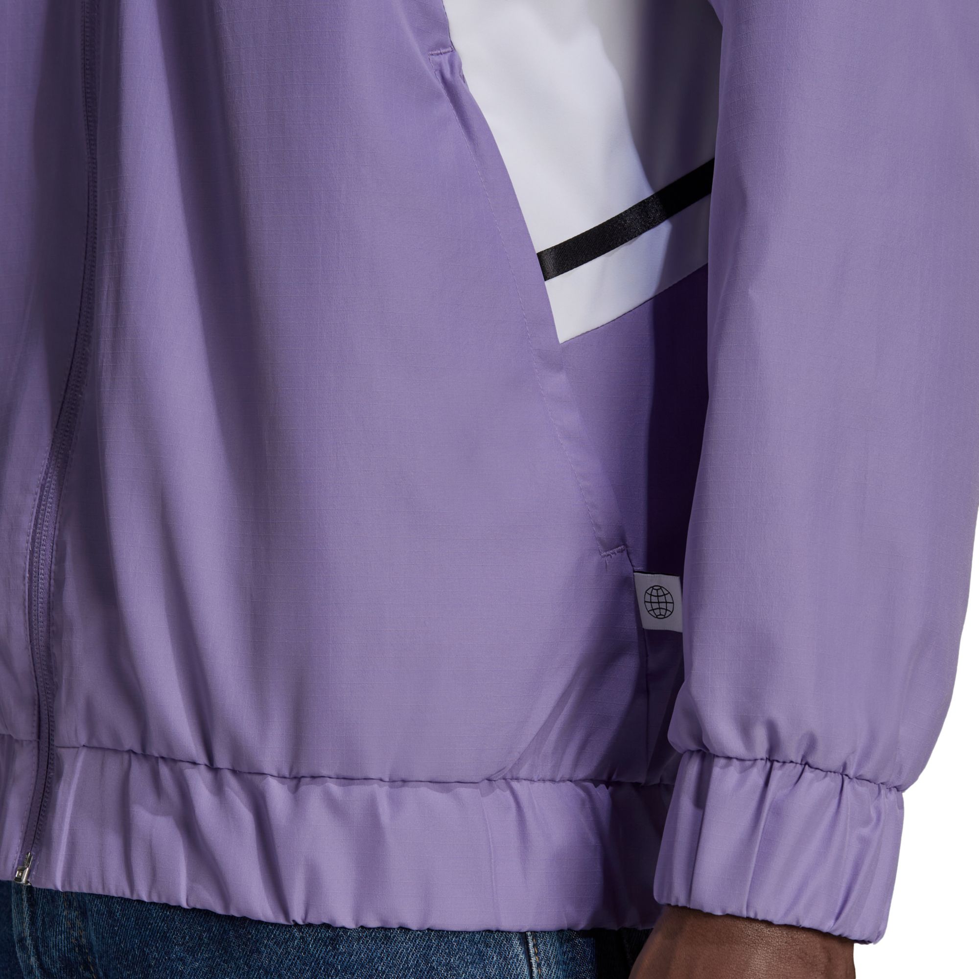 adidas Real Madrid '22 Anthem Purple Track Jacket product image