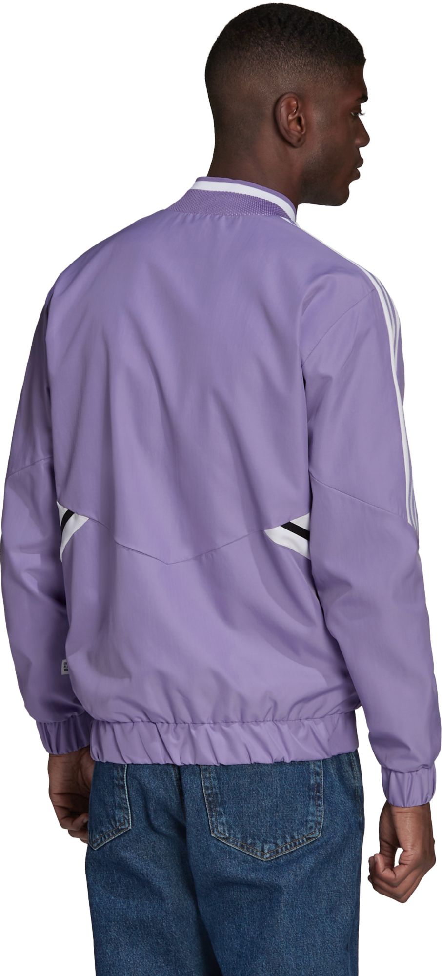 adidas Real Madrid '22 Anthem Purple Track Jacket product image