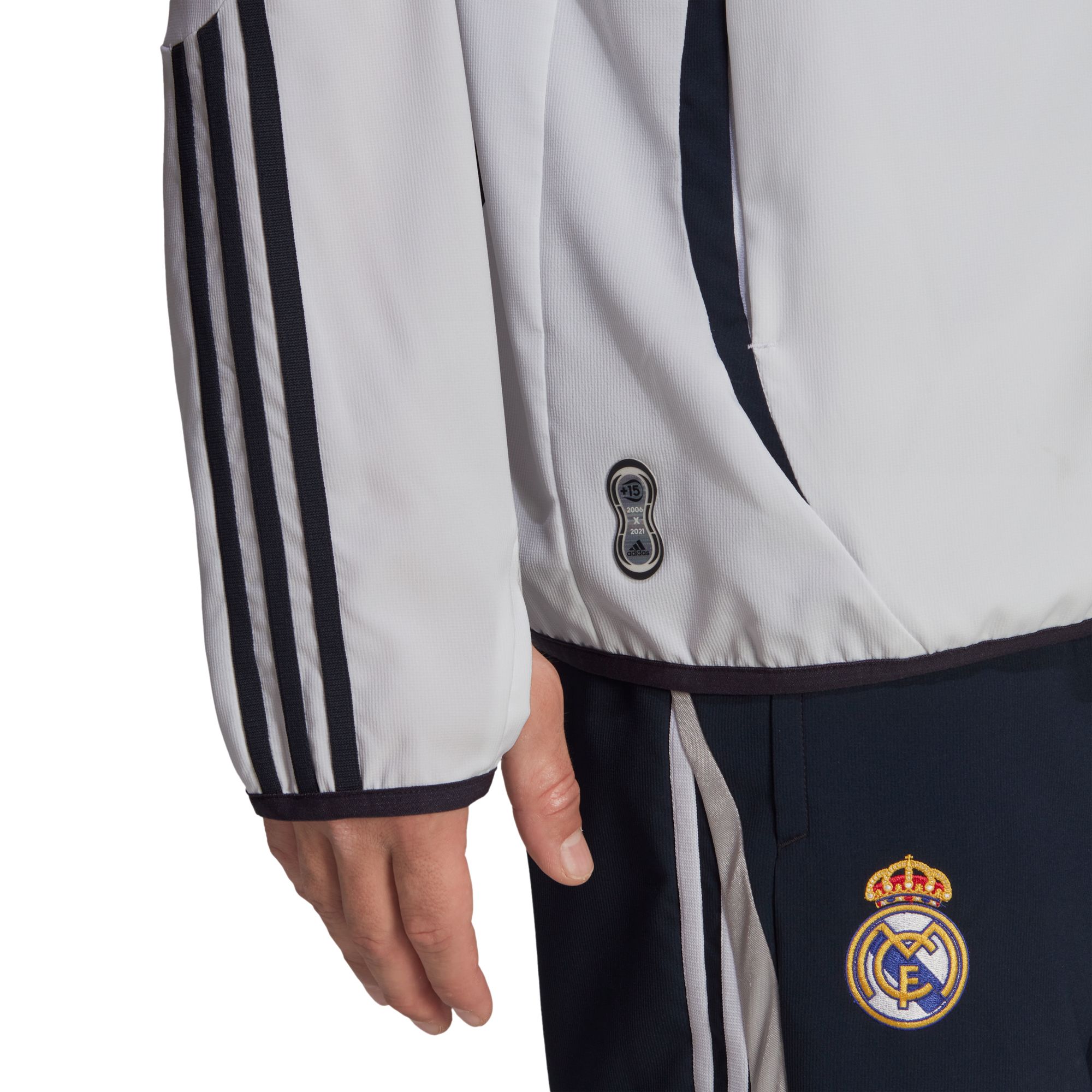 adidas Real Madrid Teamgeist White Jacket product image