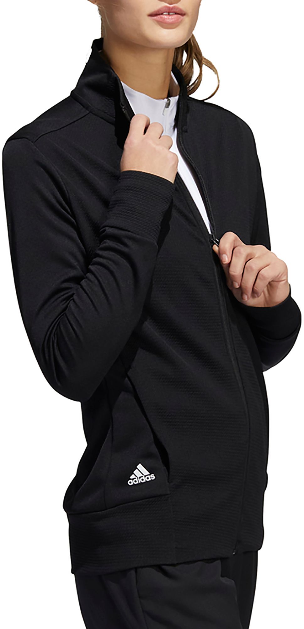 Dick's Sporting Goods Adidas Women's Textured Full Zip Golf Jacket