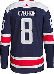 The ad placement on Ovechkin's Reverse Retro jersey is actually on
