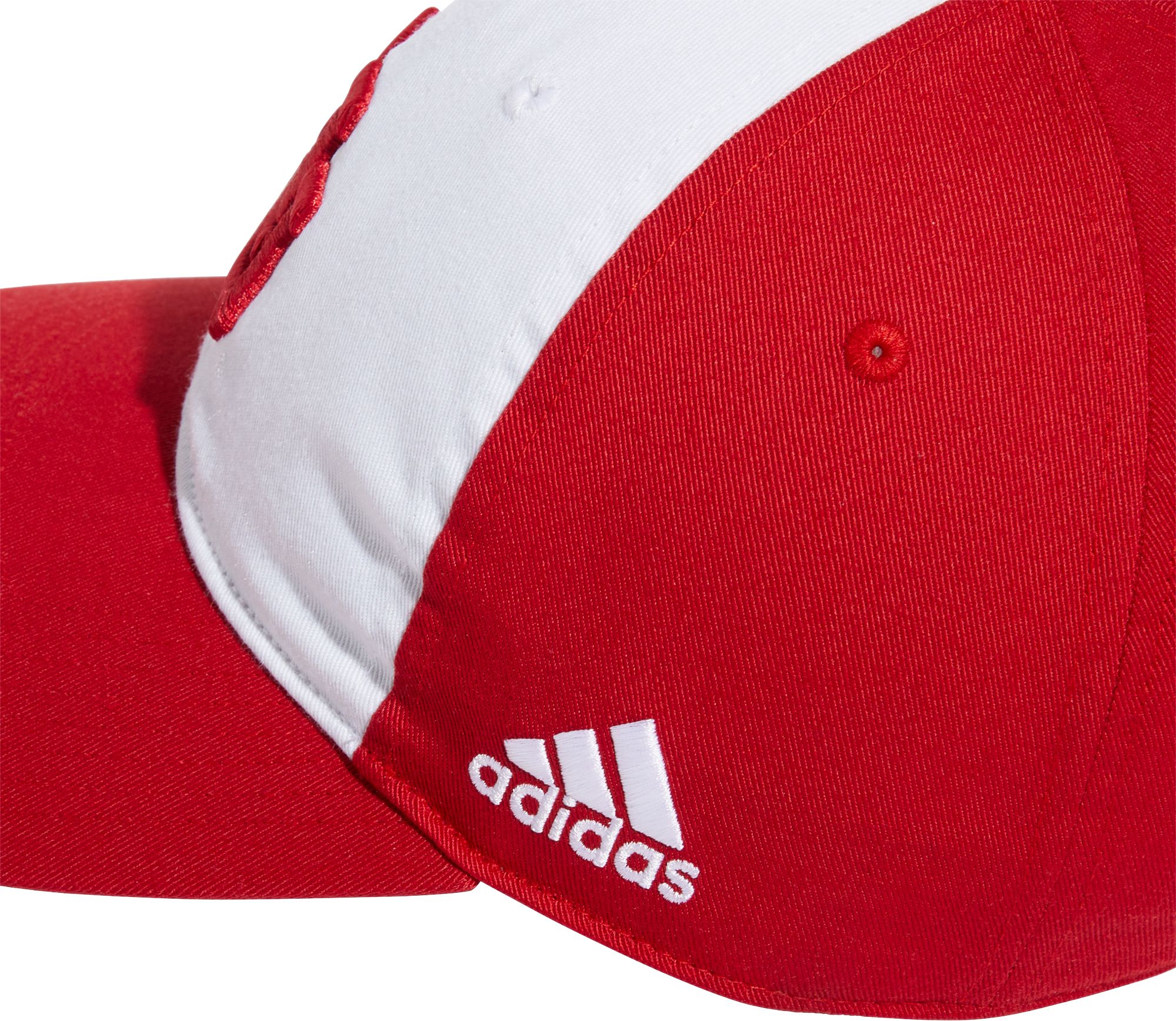adidas Men's Nebraska Cornhuskers White Spring Game Adjustable Sideline Hat product image