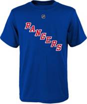 Youth New York Rangers Kaapo Kakko Blue Player Name & Number T-Shirt