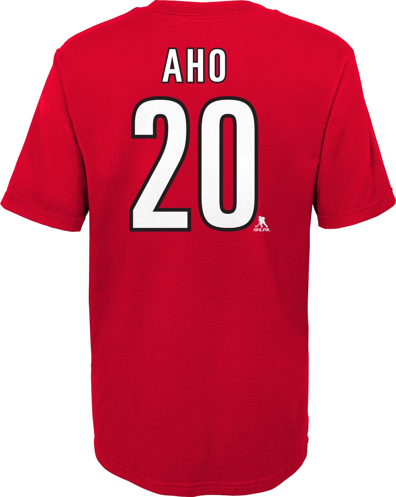 NHL Youth Carolina Hurricanes Sebastian Aho #20 Red Player Tee product image