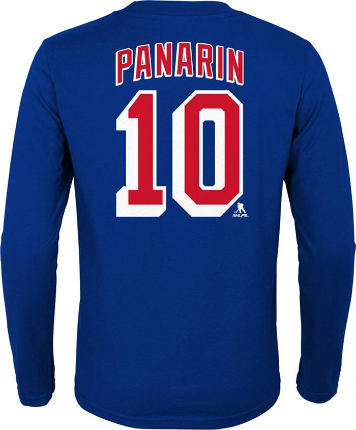 NHL Youth New York Rangers Artemi Panarin #10 Blue Premier Jersey