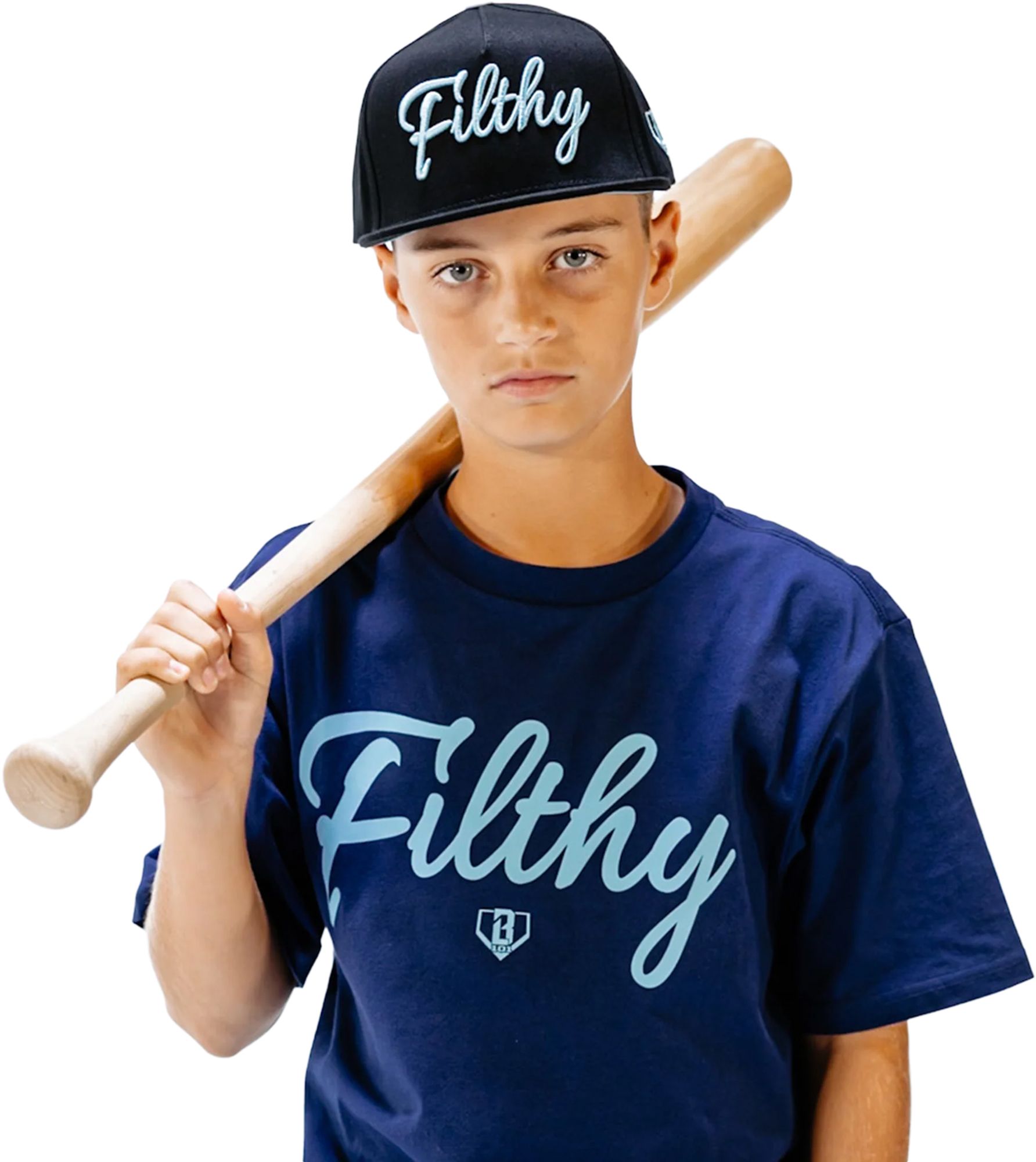 Baseball Lifestyle 101 Adult Filthy Snapback Baseball Hat product image
