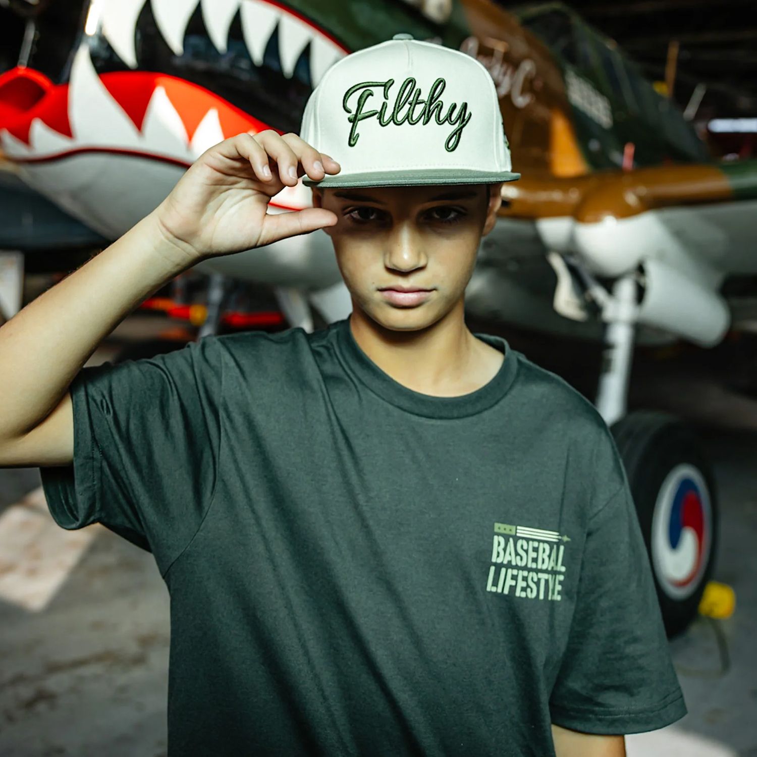 Baseball Lifestyle 101 Adult Filthy Snapback Baseball Hat product image