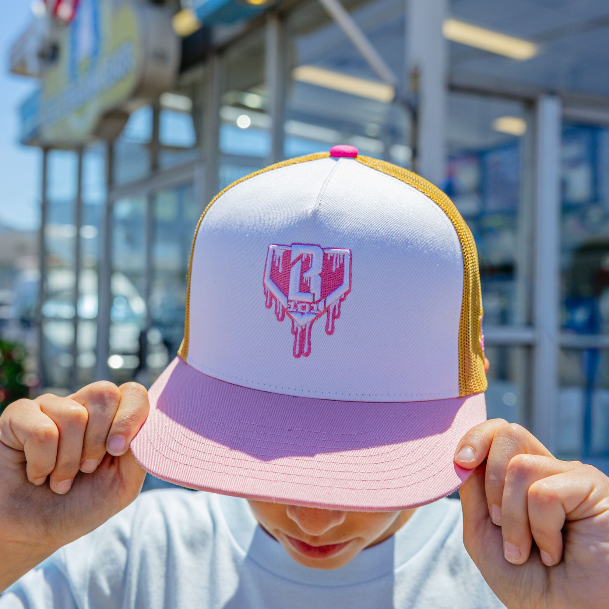 Baseball Lifestyle 101 Drip Mesh Snapback Baseball Hat product image