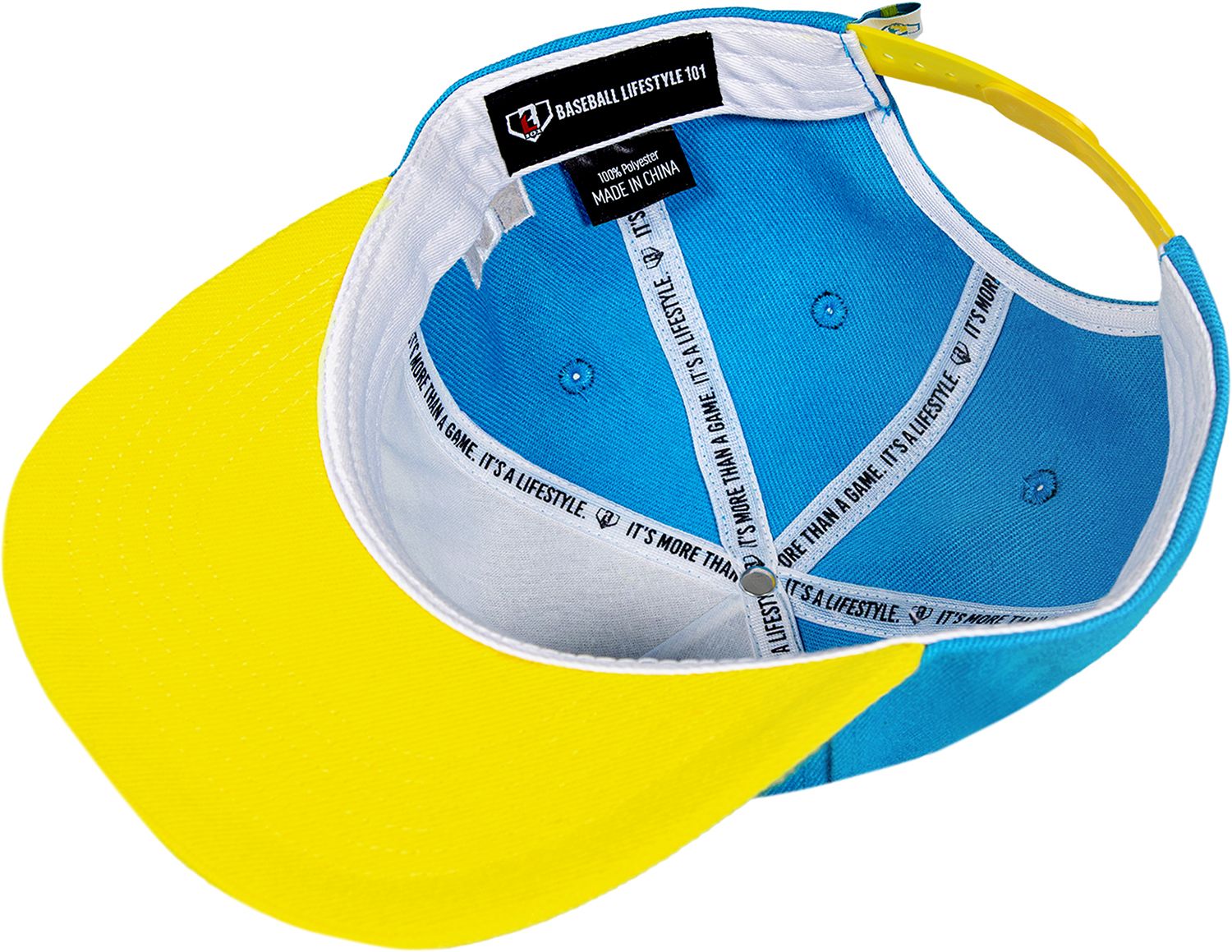 Baseball Lifestyle 101 Cotton Candy Baseball Snapback Hat product image