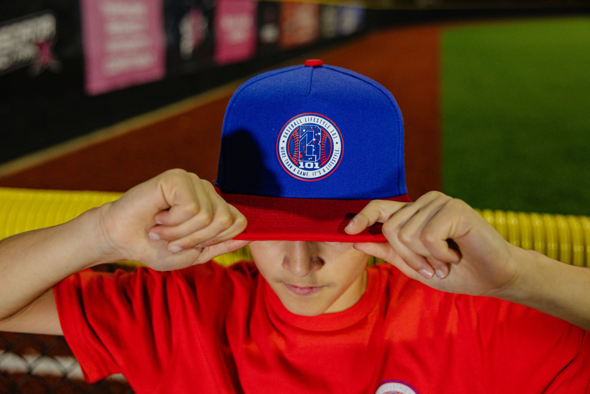 Baseball Lifestyle 101 Splatter Baseball Hat product image