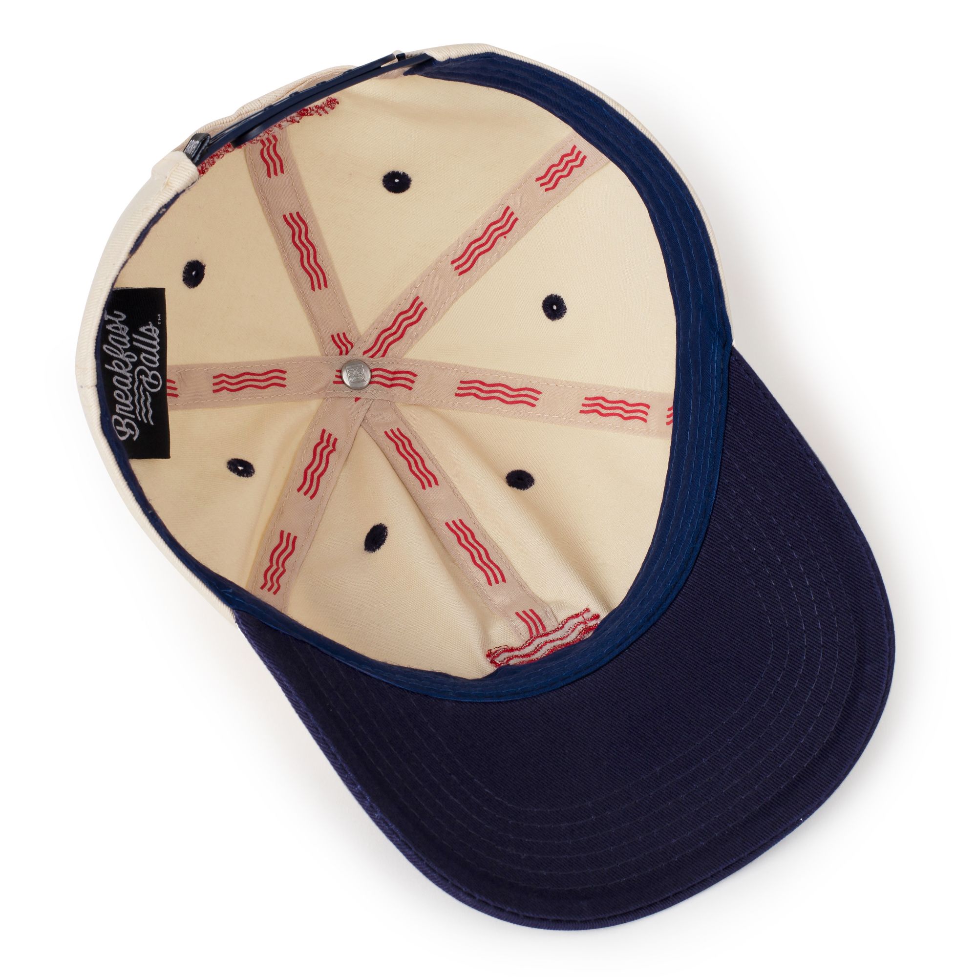 Breakfast Balls Men's Bacon Wave Dad Hat product image