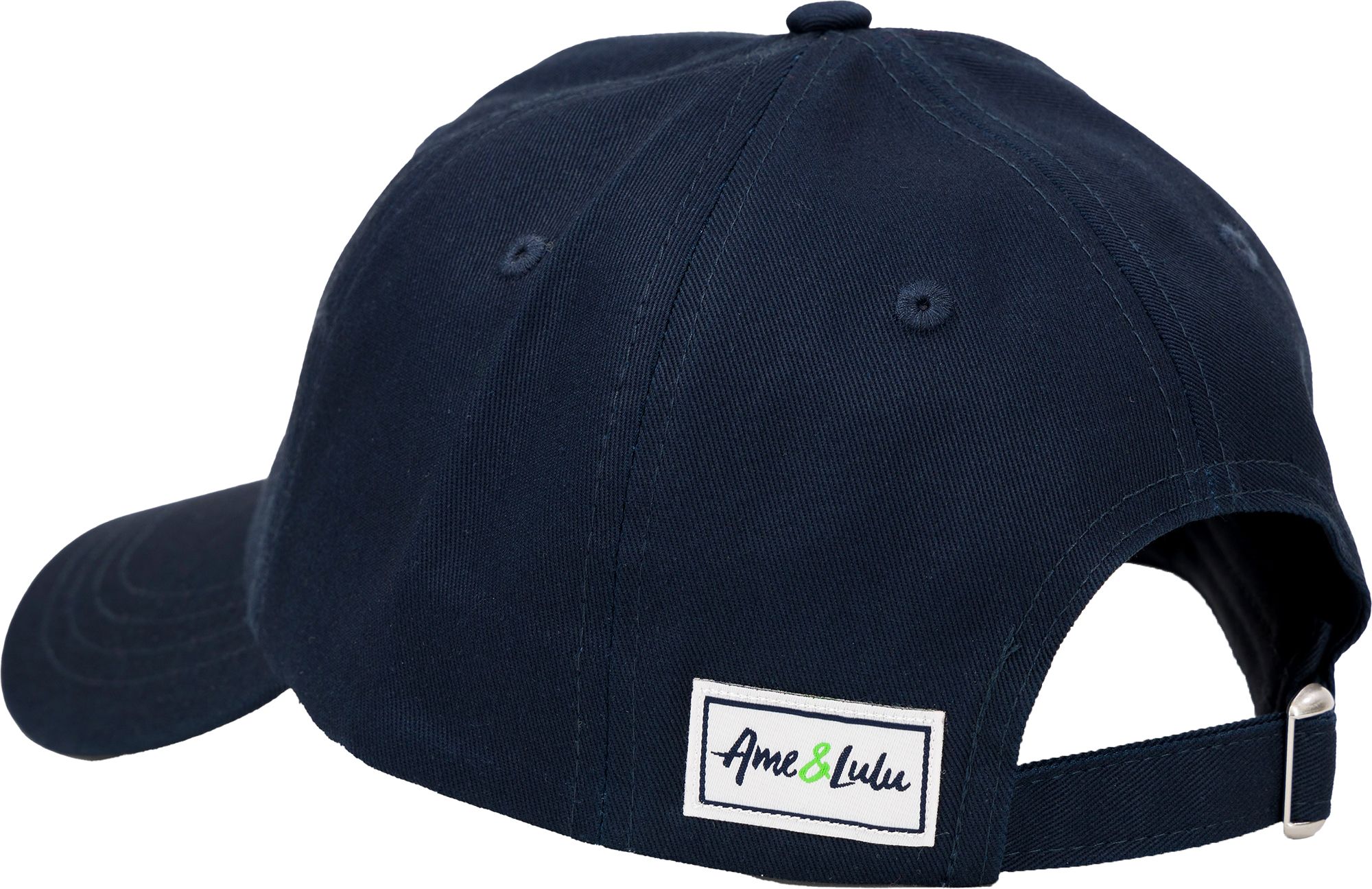 Ame and Lulu Adult Heads Up Navy Pickleball Stitched Baseball Hat